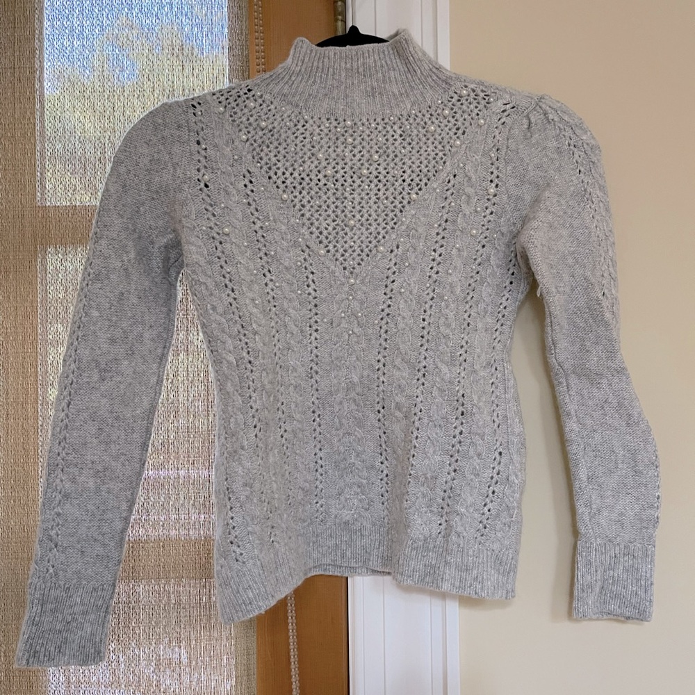 White House Black Market pearl sweater